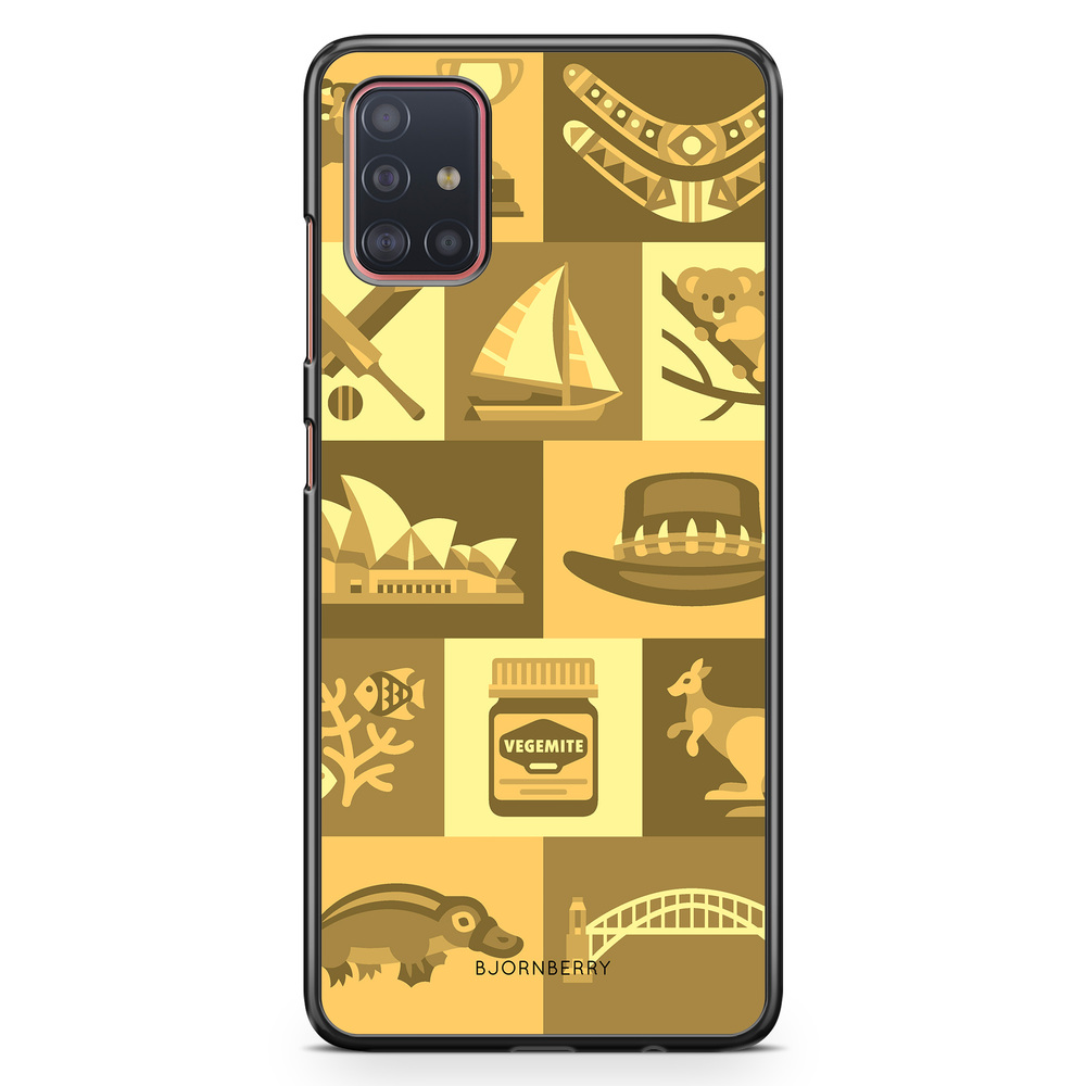 Samsung Galaxy A51 Case - Australian Pattern