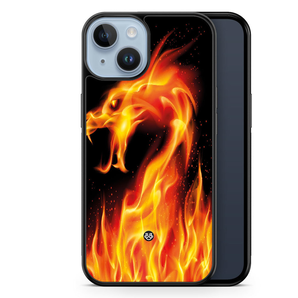 iPhone 14 Plus Case - Flames Dragon