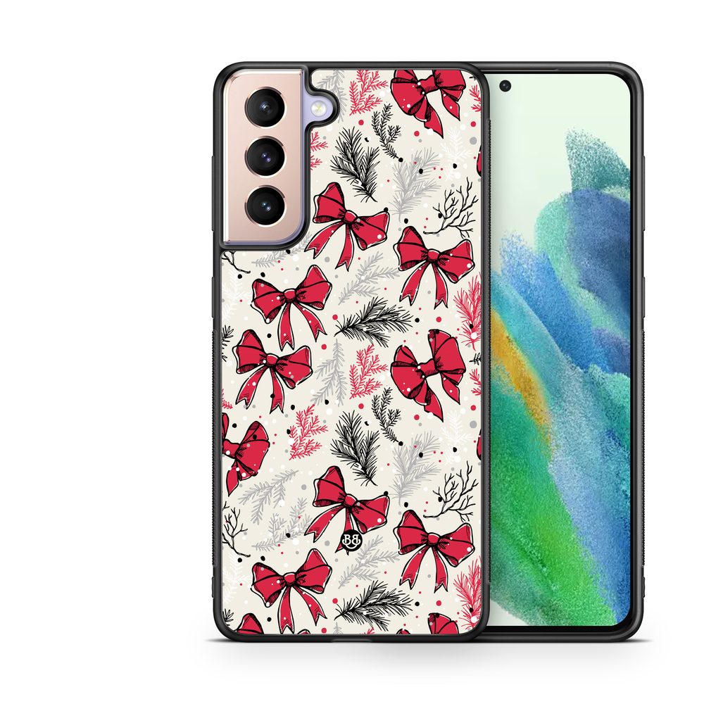 Samsung Galaxy S21 FE 5G Case - Christmas Bows