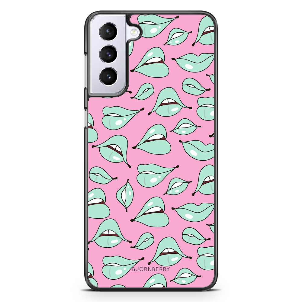 Samsung Galaxy S21 Plus Case - Green Lips