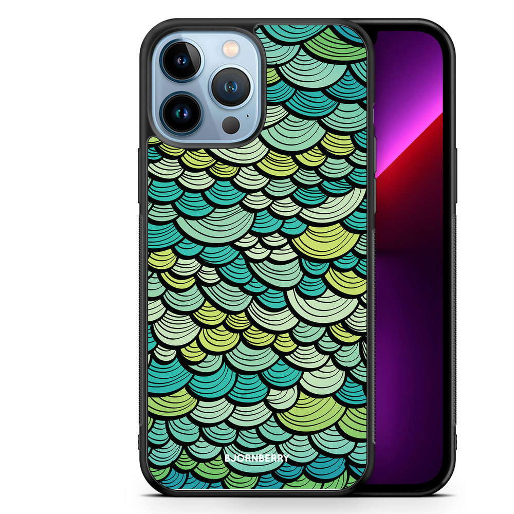 iPhone 13 Pro Max Case - Green Mermaid Scales
