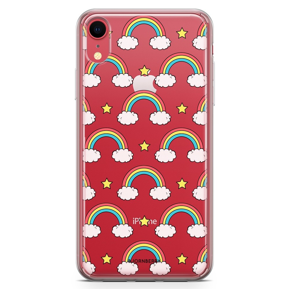 iPhone XR Fashion Case - Rainbow Pattern