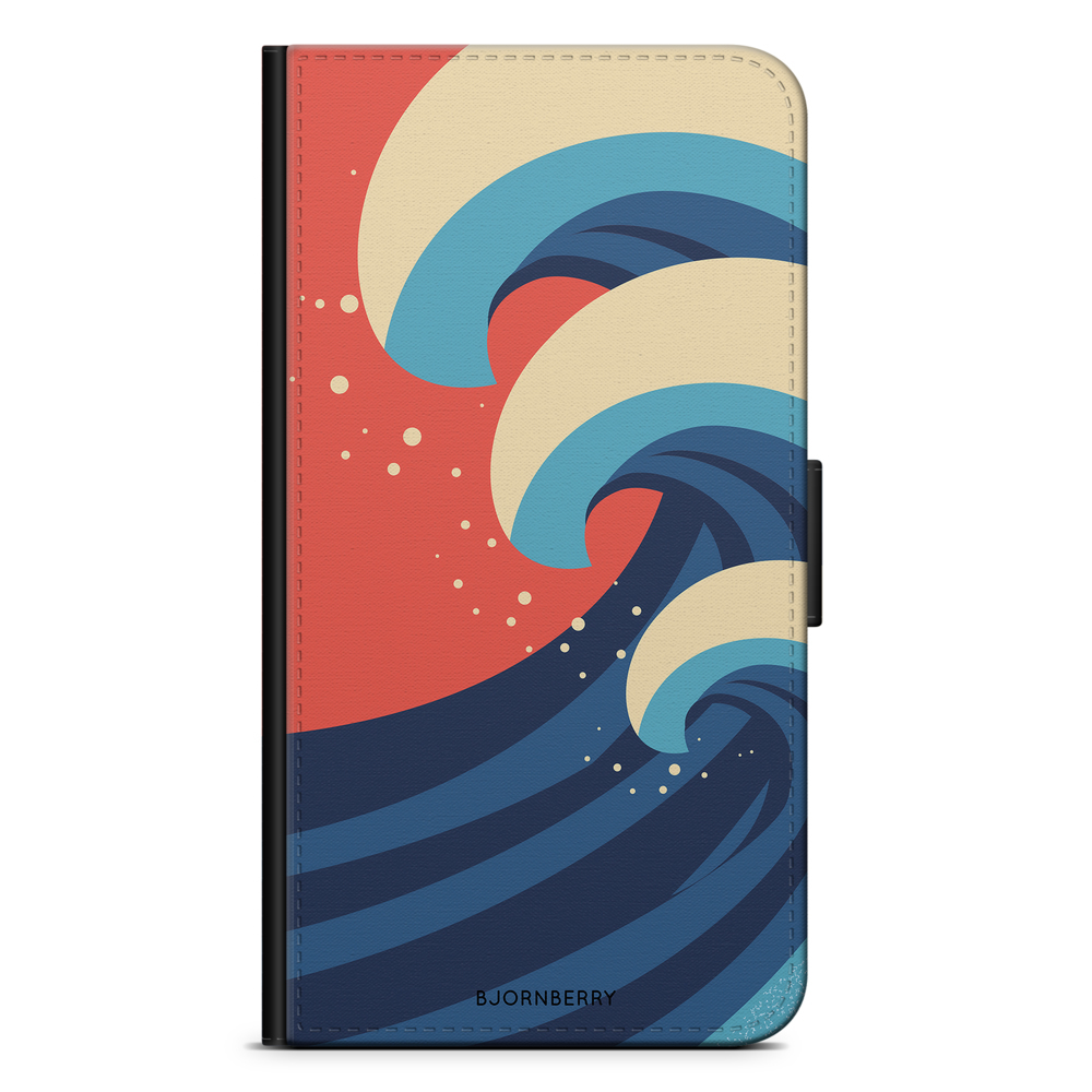 Sony Xperia XA Wallet Case - Waves
