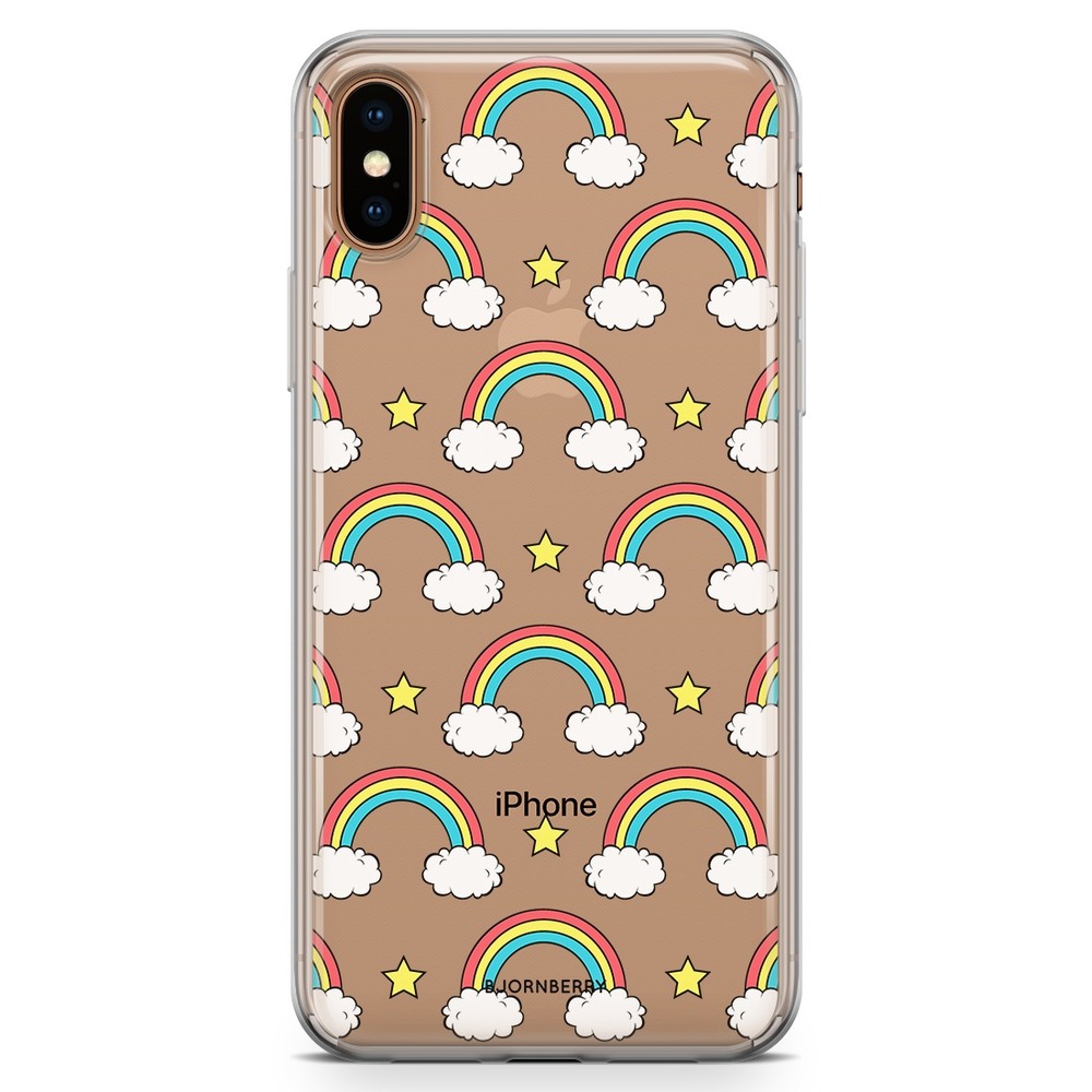 iPhone Xs Max Fashion Case - Rainbow Pattern