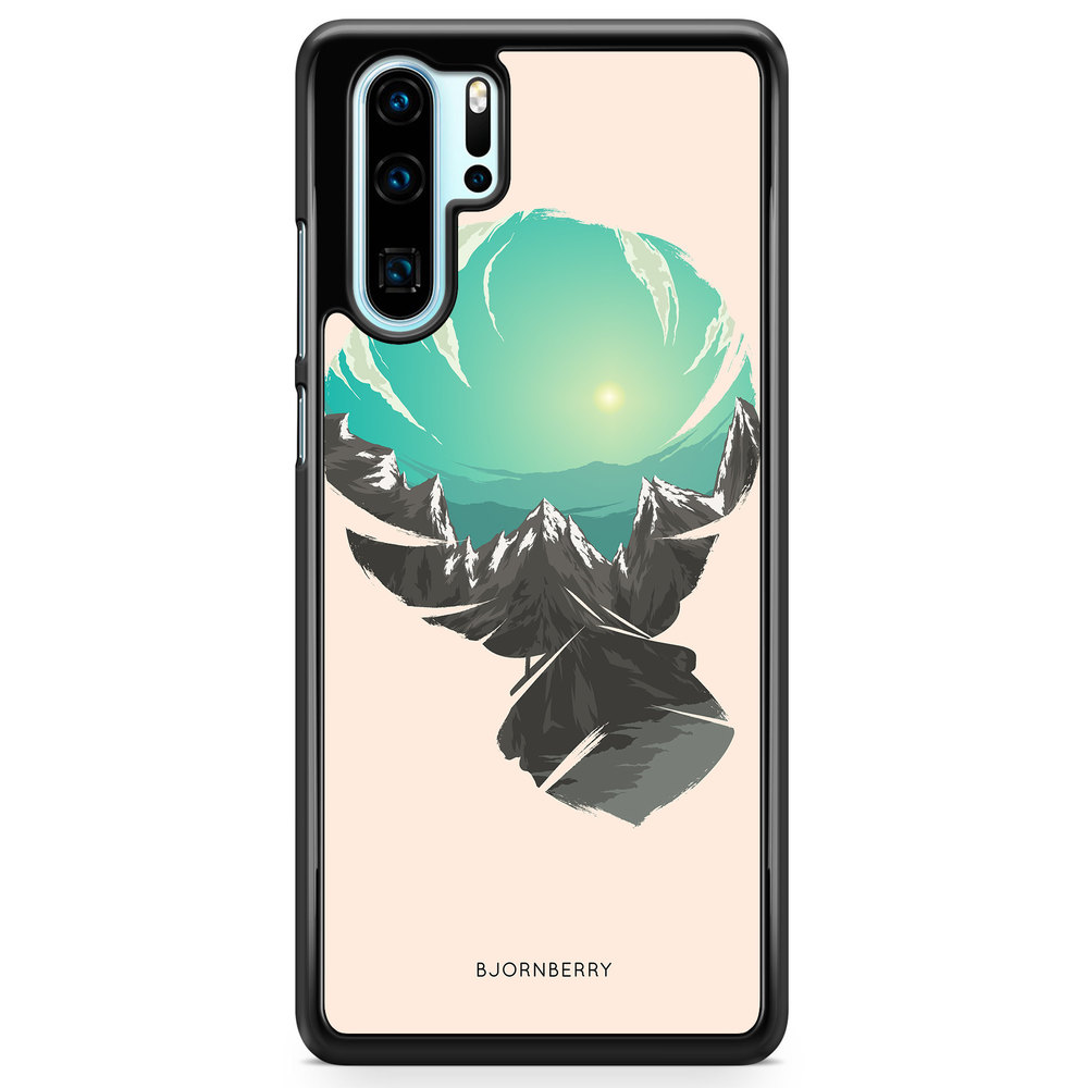 Huawei P30 Pro Case - Baloon Mountain