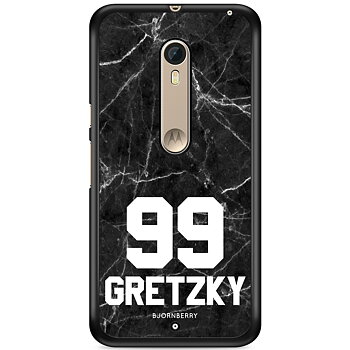 Moto X Style Case Custom - Black Marble Number