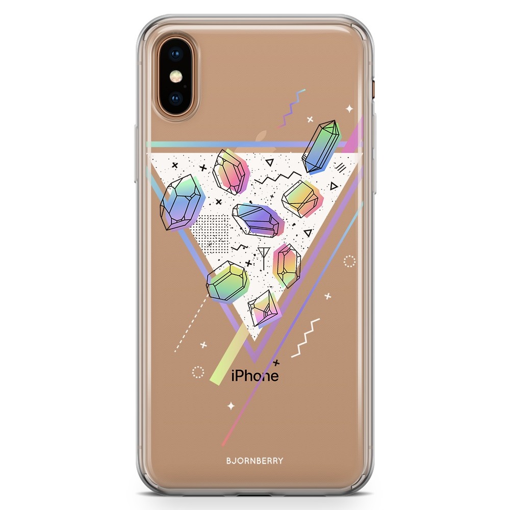 iPhone Xs Max Fashion Case - Space Triangle