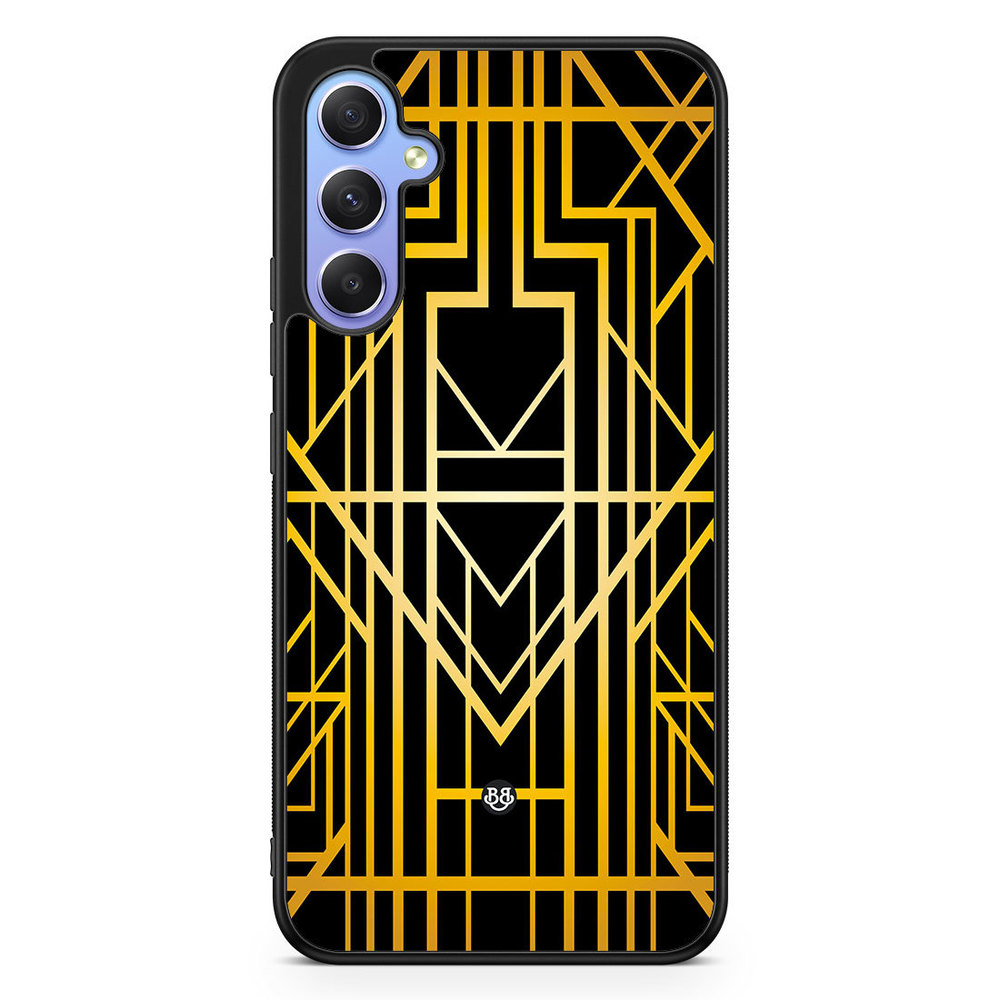 Samsung Galaxy A34 5G Case - Golden pattern