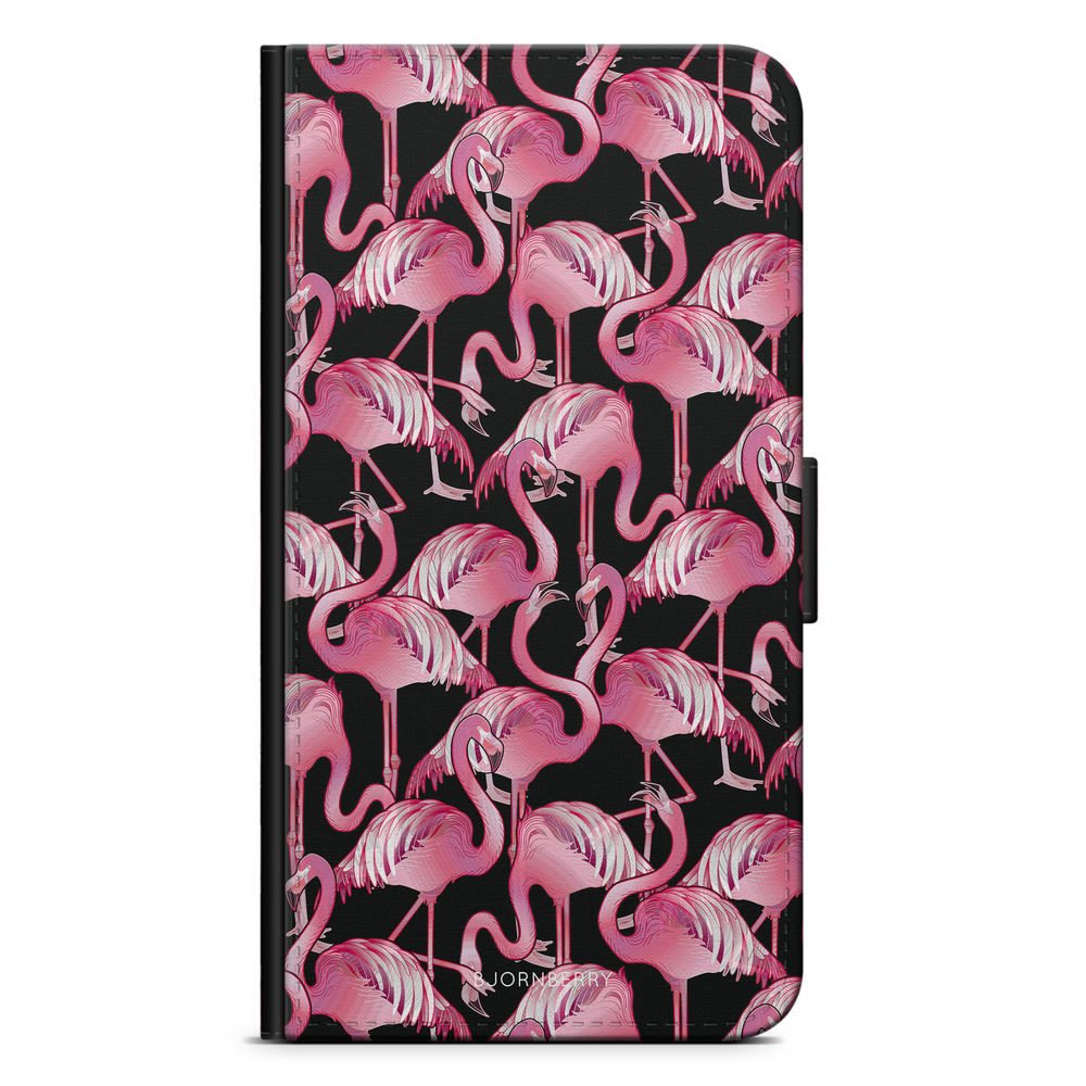 Huawei P9 Plus Wallet Case - Flamingos