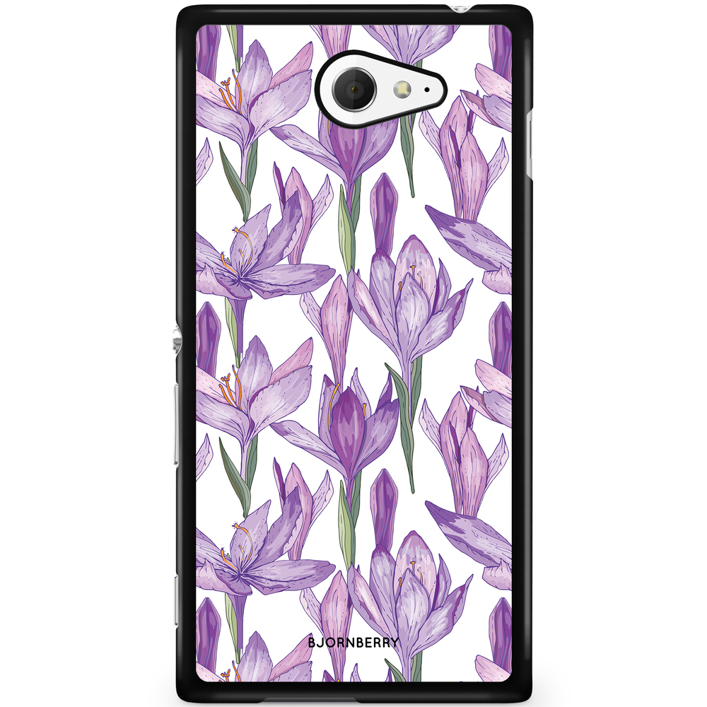 Sony Xperia M2 Aqua Case - Crocuses