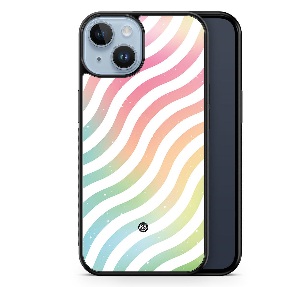 iPhone 14 Plus Case - Wavy Rainbow
