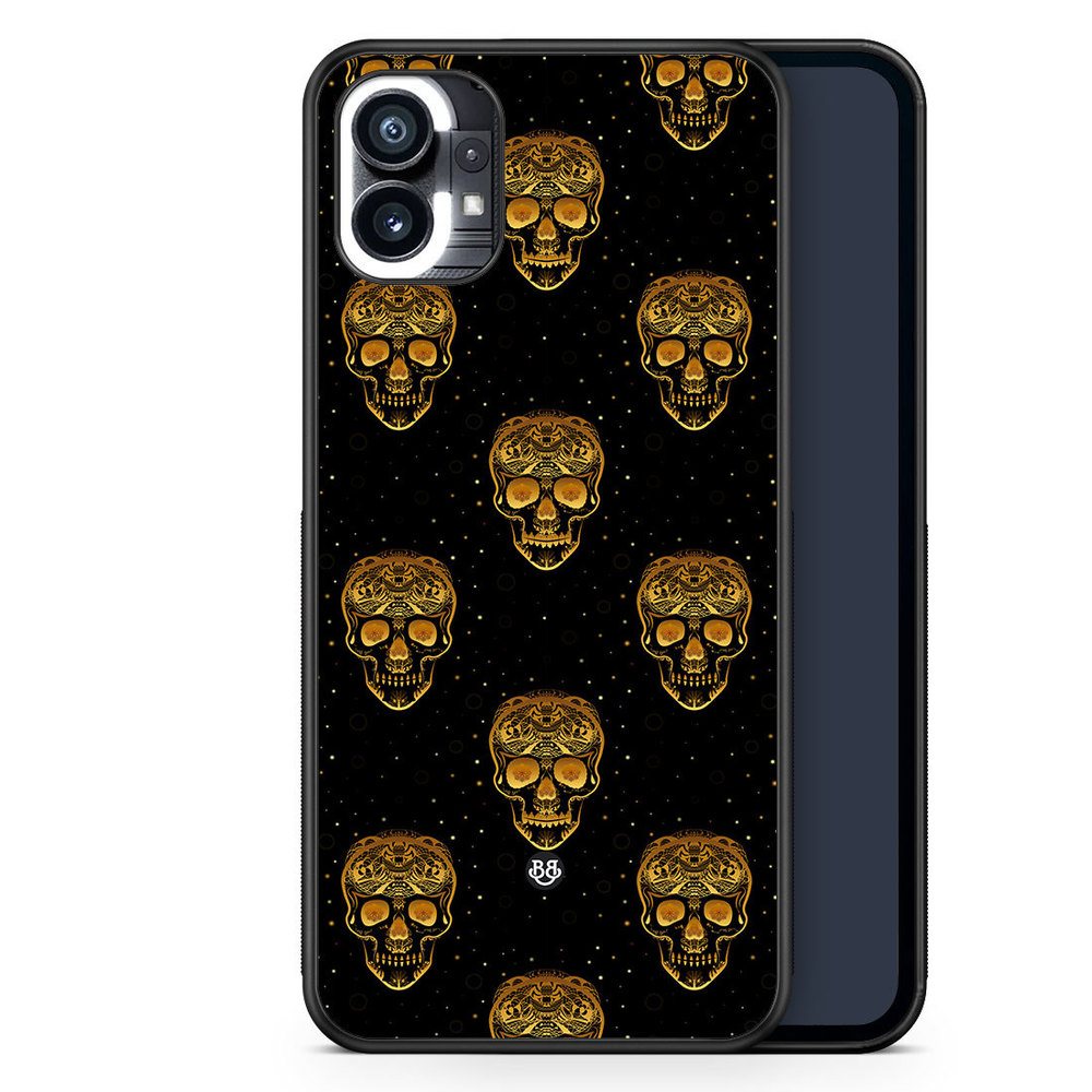 Nothing Phone (1) Case - Gold Skulls