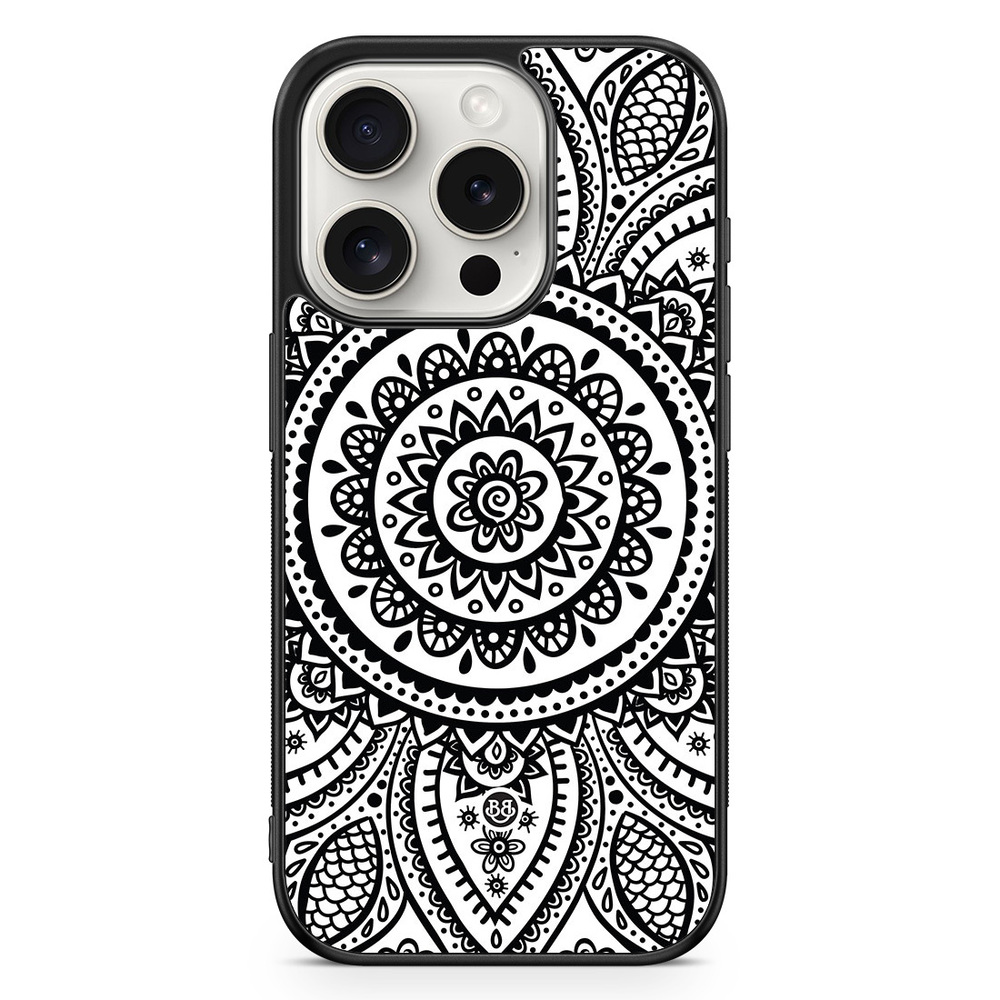 iPhone 15 Pro Case - Henna Mandala