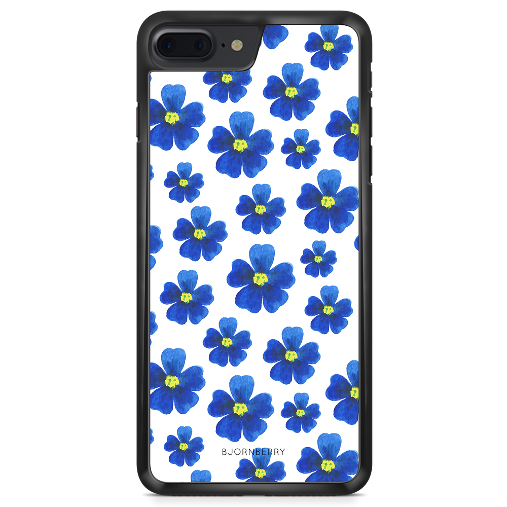 iPhone 8 Plus Case - Blue Flowers