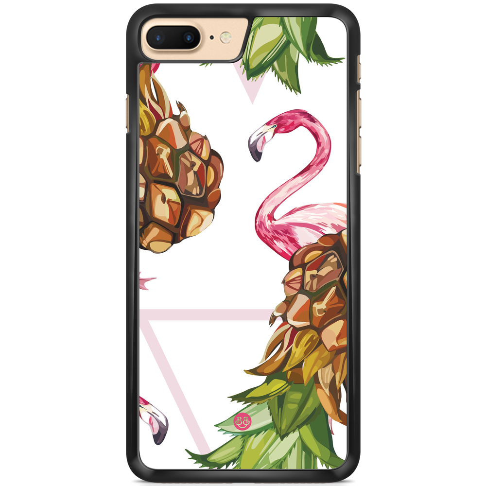iPhone 7 Plus Case - Pineapple & Flamingo