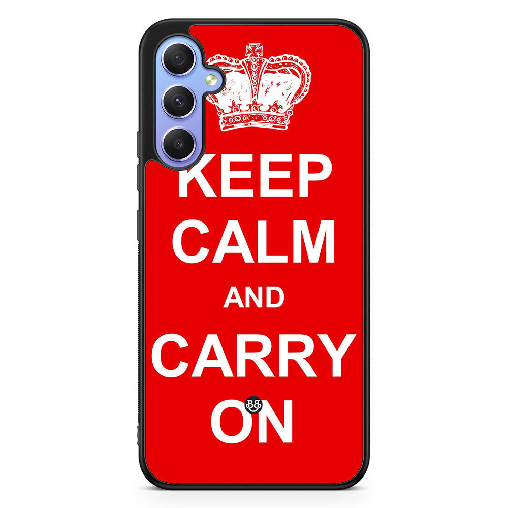 Samsung Galaxy A34 5G Case - Keep calm carry on