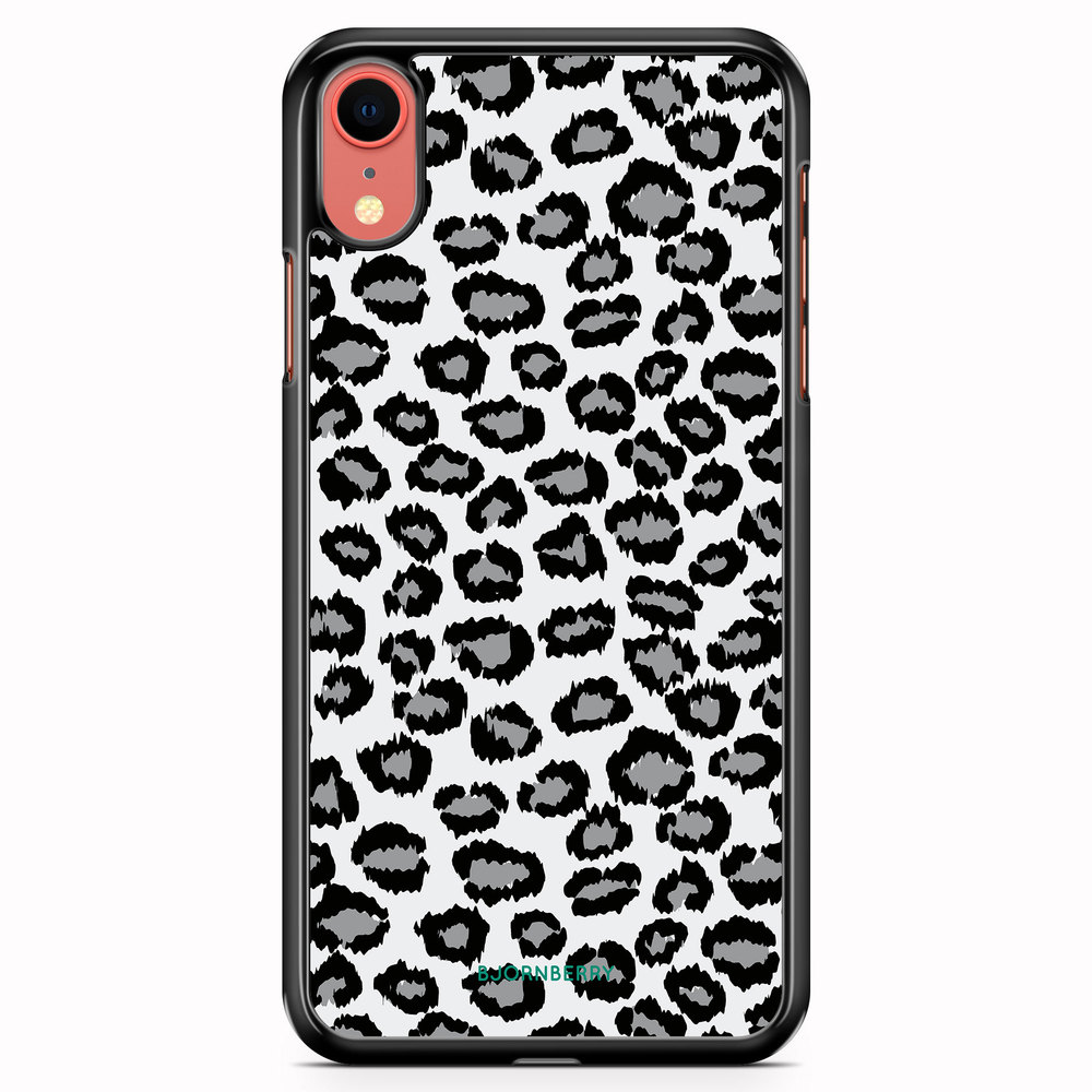 iPhone XR Case - Gray Leopard