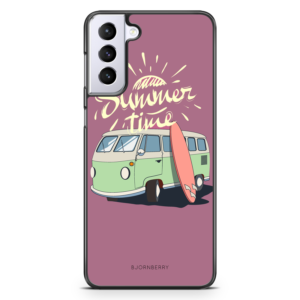 Samsung Galaxy S21 Plus Case - Summer Van (Pink)