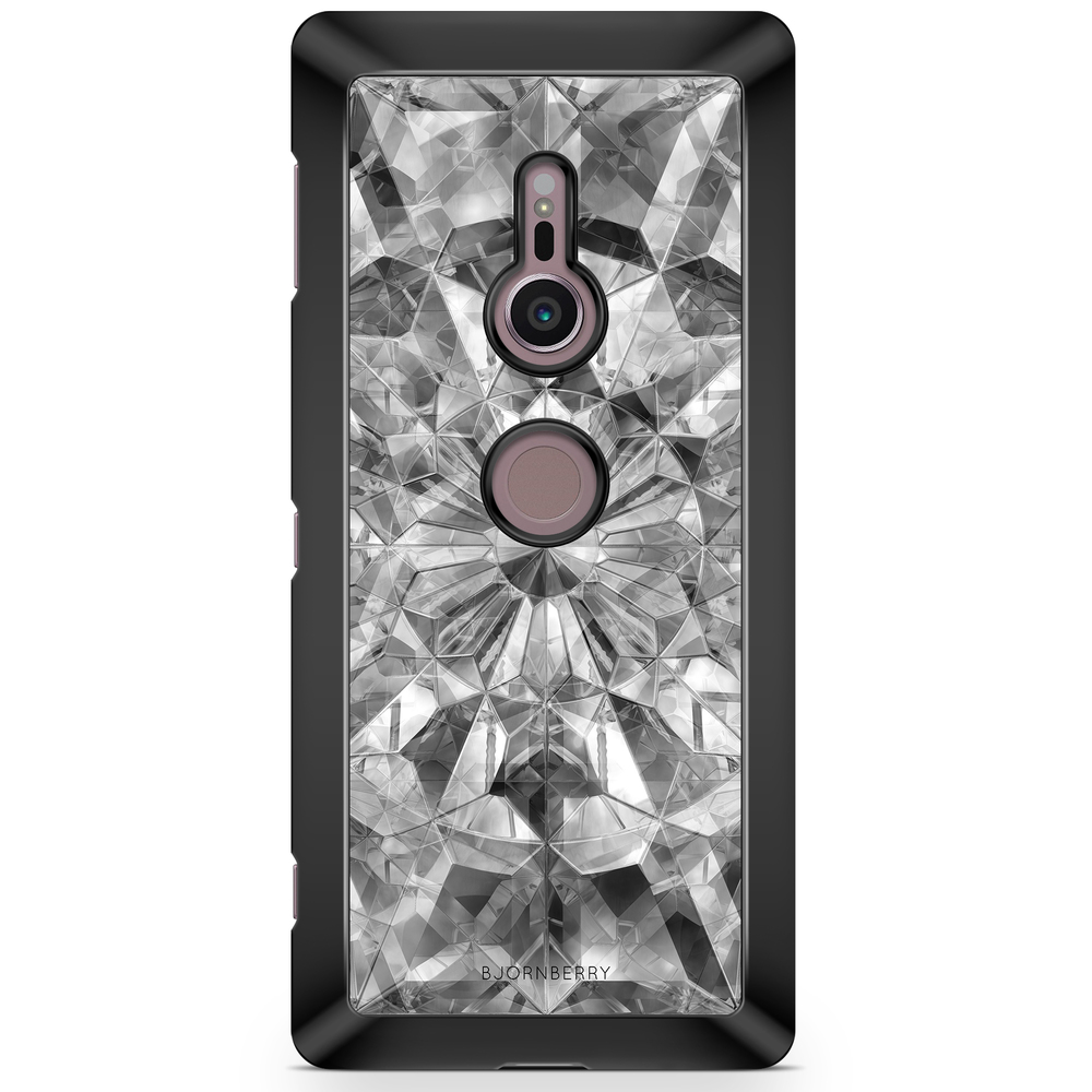 Sony Xperia XZ2 Case  - Grey Crystals