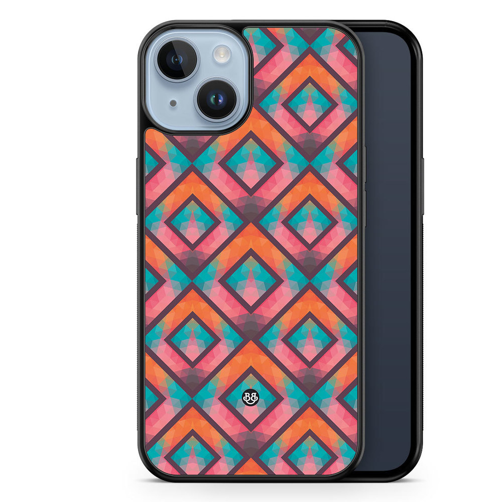 iPhone 14 Plus Case - Retro Squares