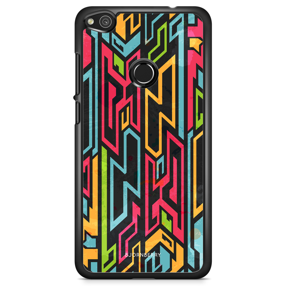 Huawei Honor 8 Lite Case - Colored Tribal