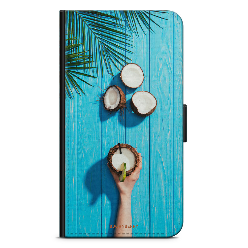 Huawei P9 Lite Wallet Case - Coconut Drink