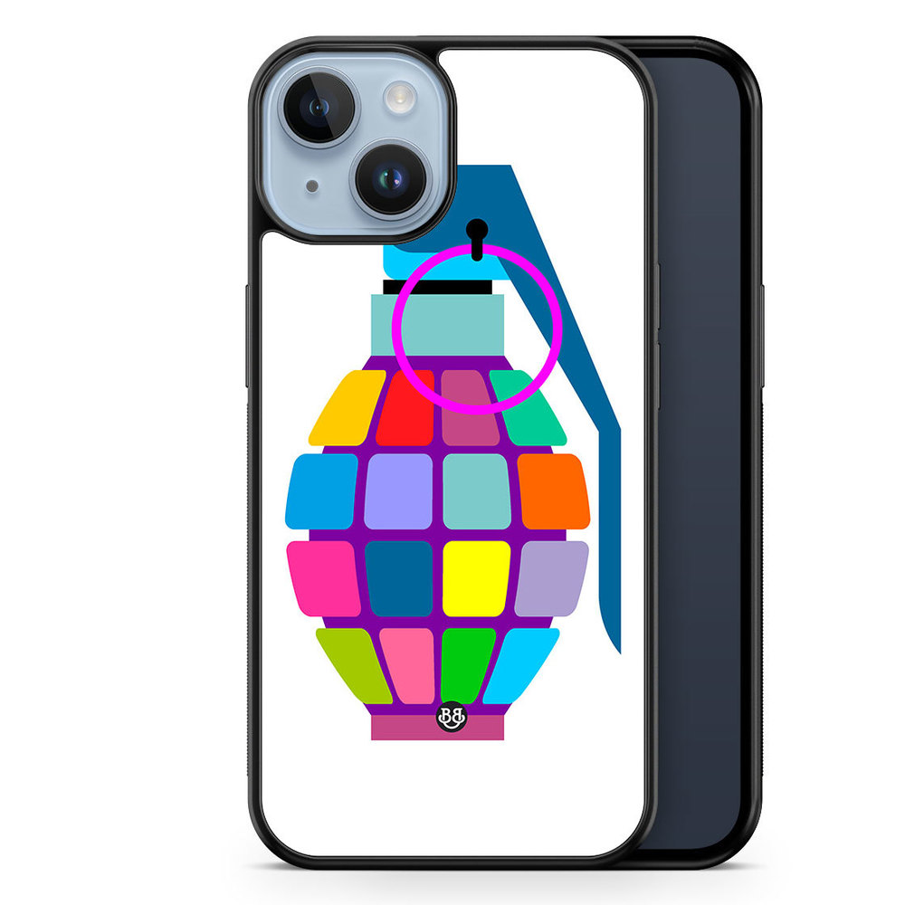 iPhone 14 Plus Case - Color hand grenade