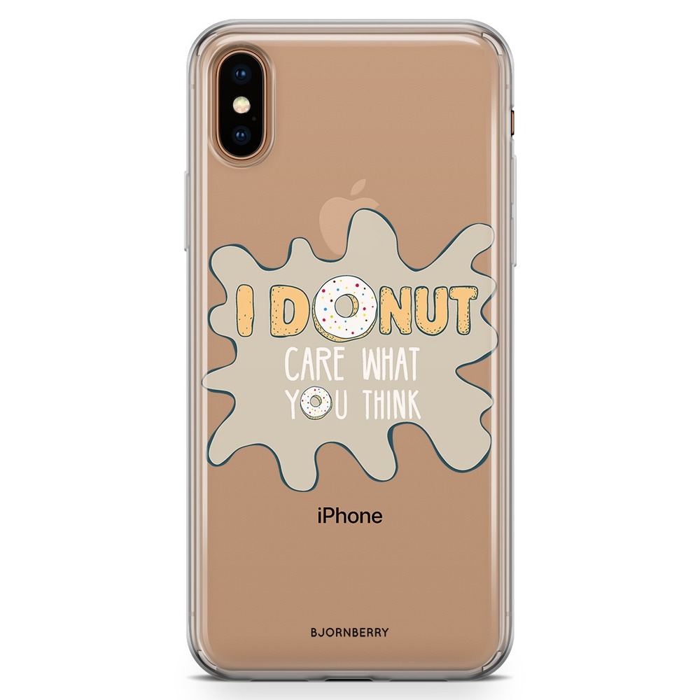 iPhone Xs Max Fashion Case - I Donut Care