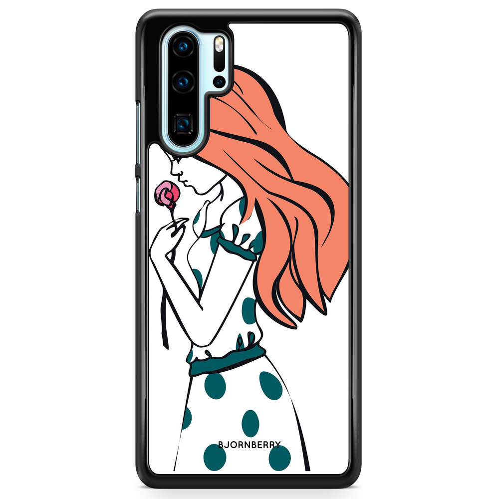 Huawei P30 Pro Case - Girl Rose