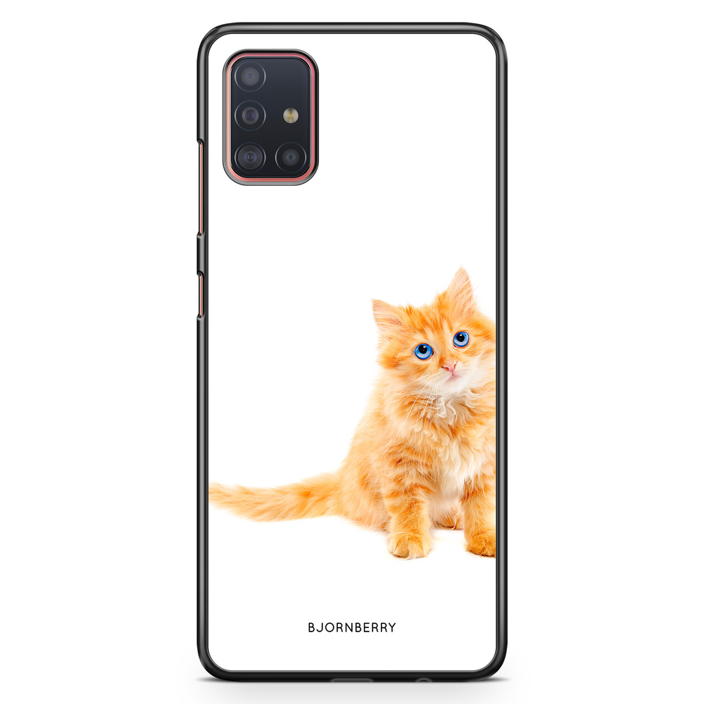 Samsung Galaxy A51 Case - Small Brown Cat