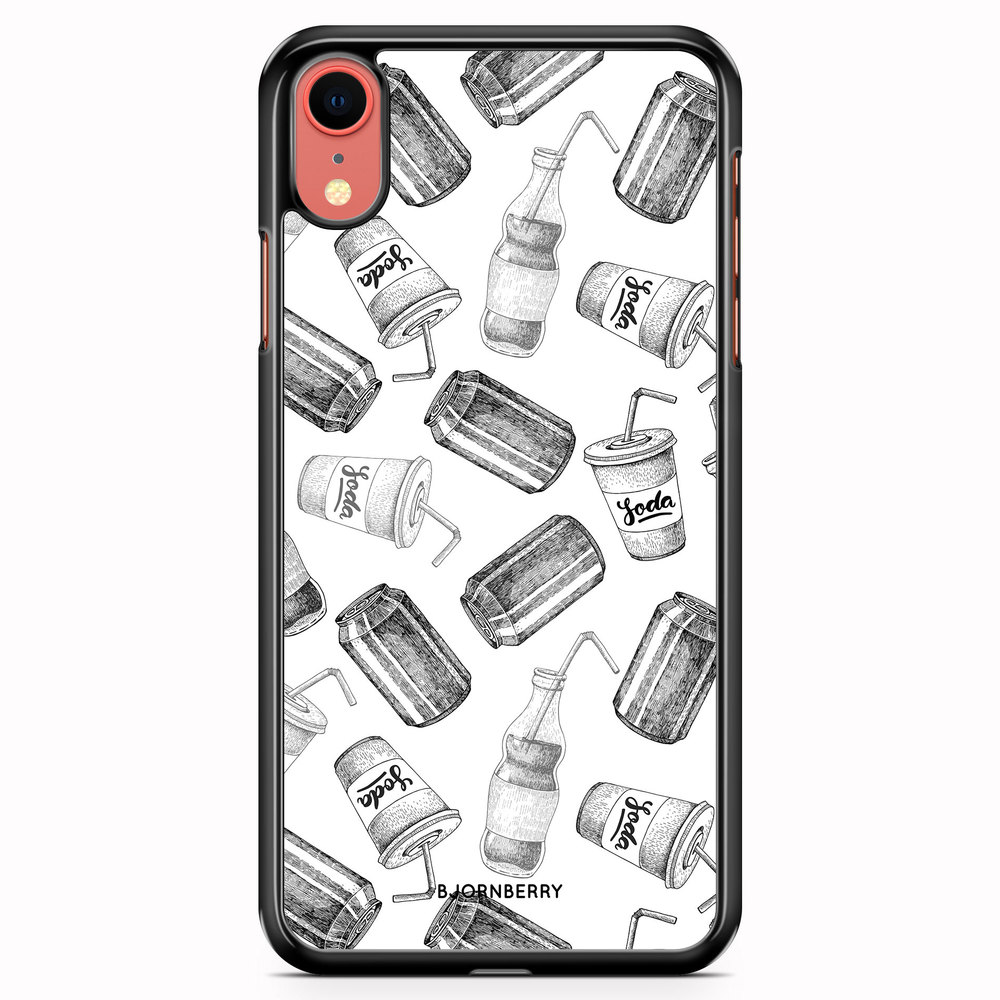 iPhone XR Case - Soda Black & White