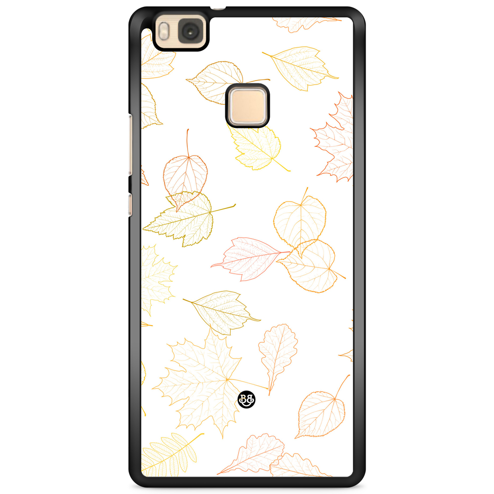 Huawei P9 Lite Case - White and Leaves