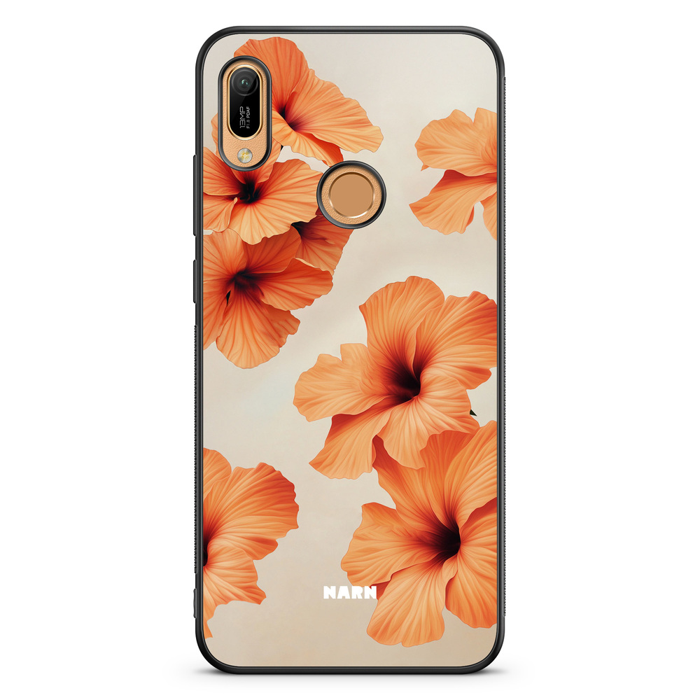 Huawei Y6 2019 Case - Hibiscus Era - Papaya