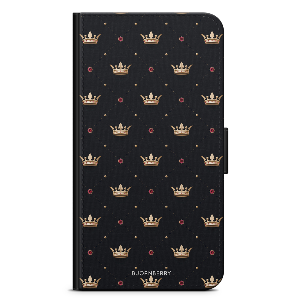 Huawei Y6 (2017) Wallet Case - Golden Crowns
