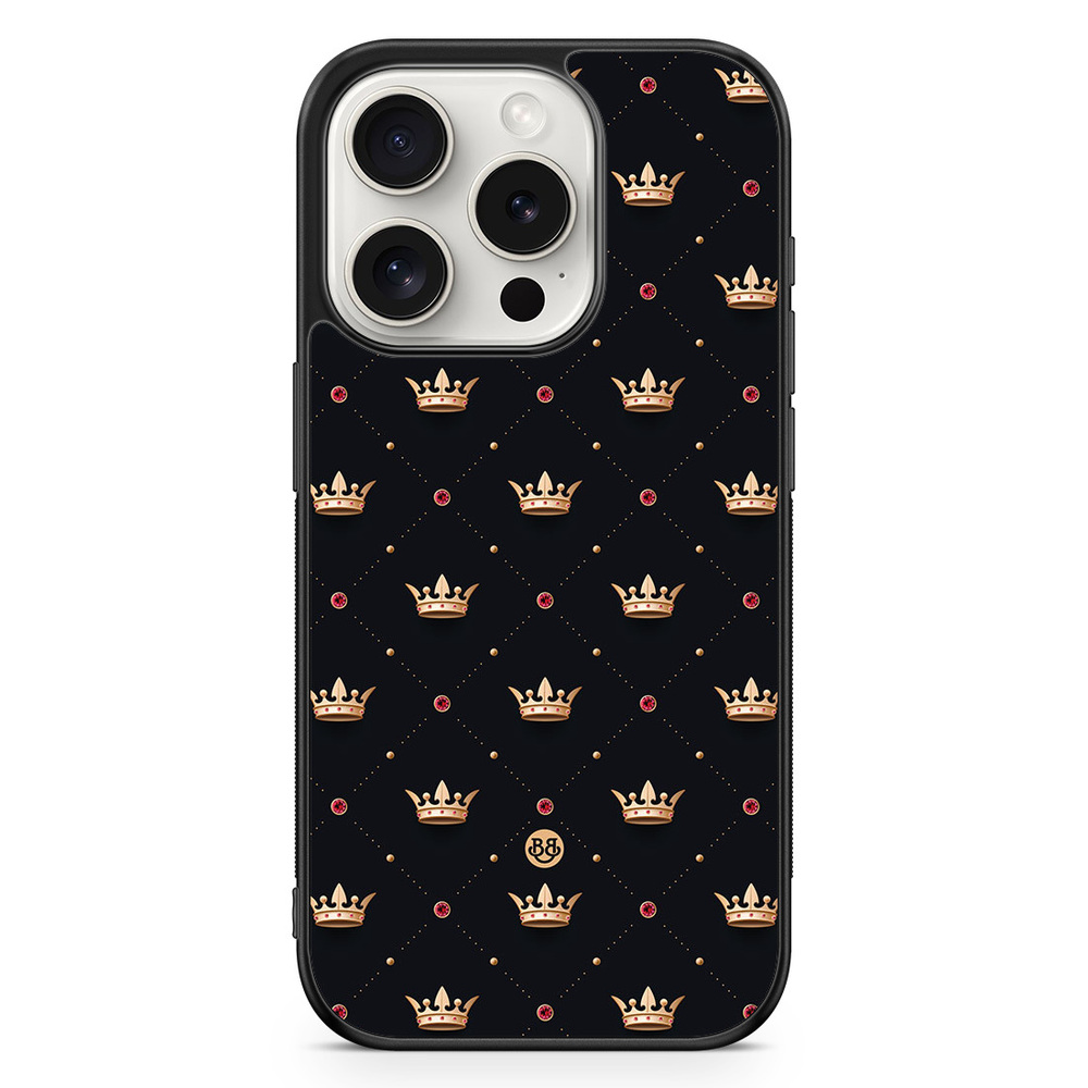 iPhone 15 Pro Case - Golden Crowns