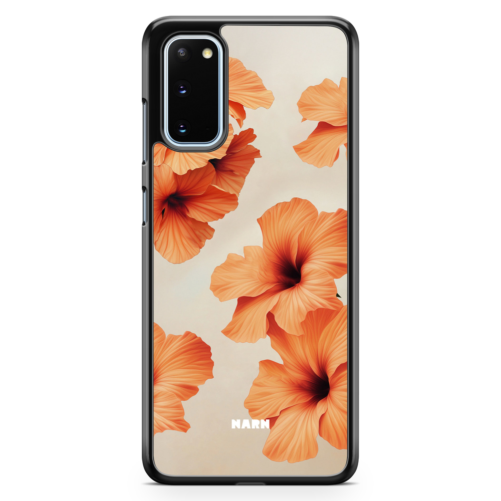 Samsung Galaxy S20 Case - Hibiscus Era - Papaya