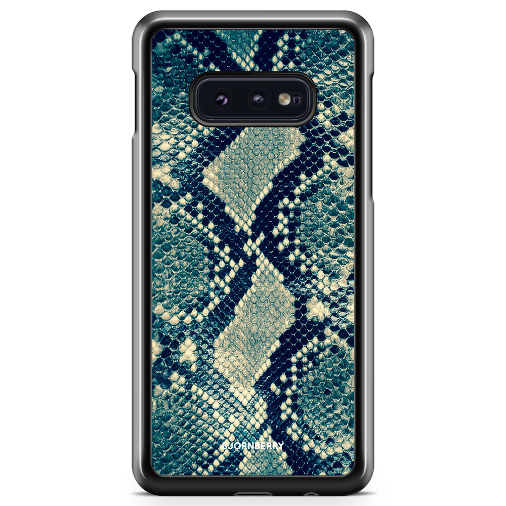 Samsung Galaxy S10e Case - Blue Snakeskin