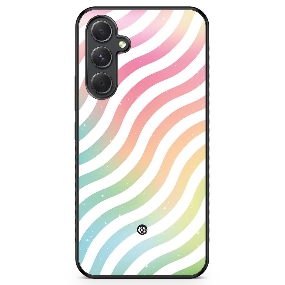 Samsung Galaxy A54 5G Case - Wavy Rainbow