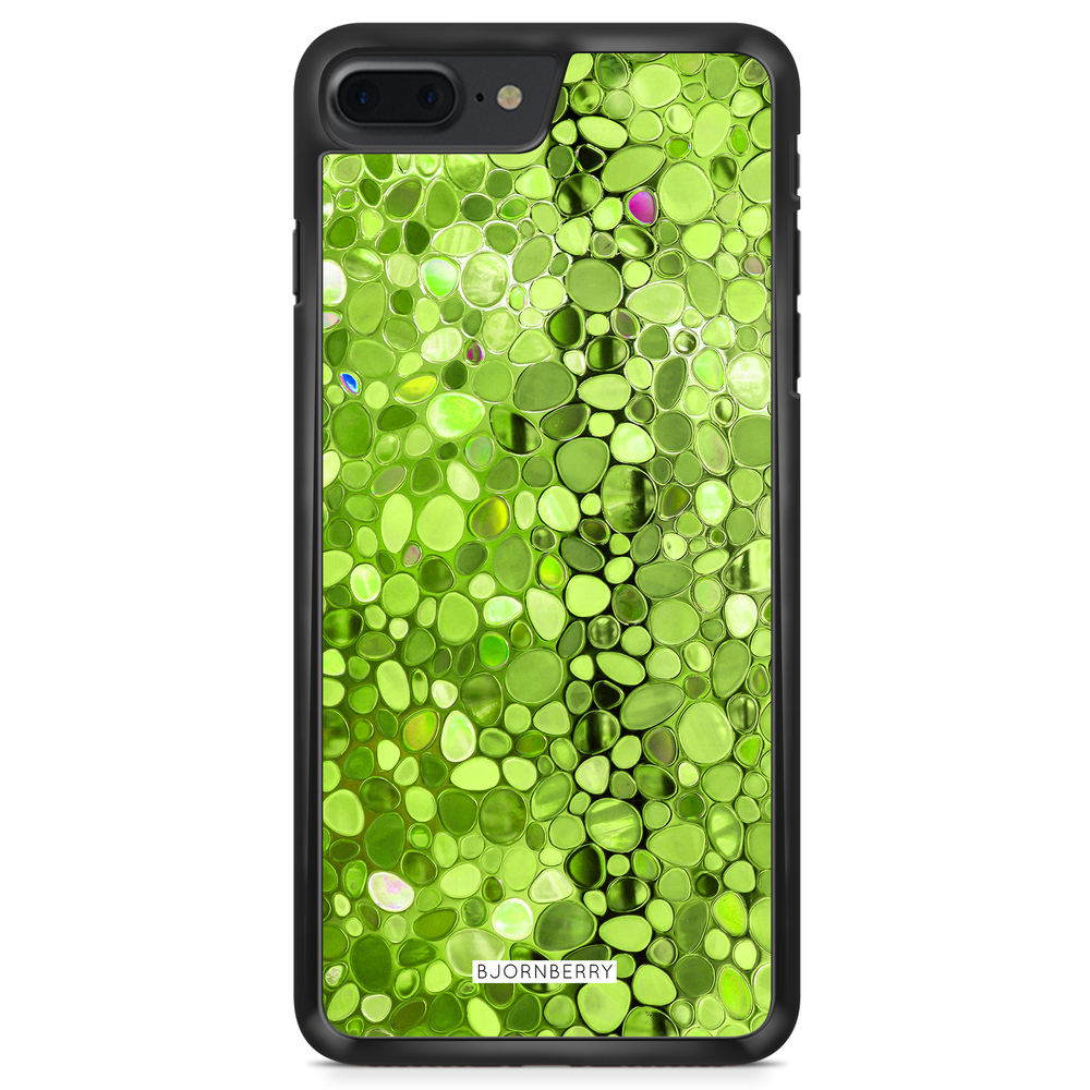 iPhone 8 Plus Case - Stained Glass Green