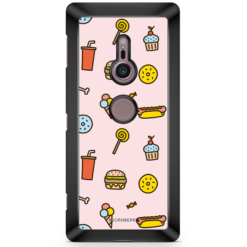 Sony Xperia XZ2 Case  - Junk Food Pattern