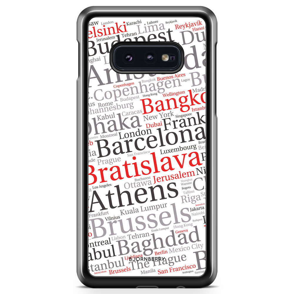 Samsung Galaxy S10e Case - City Names