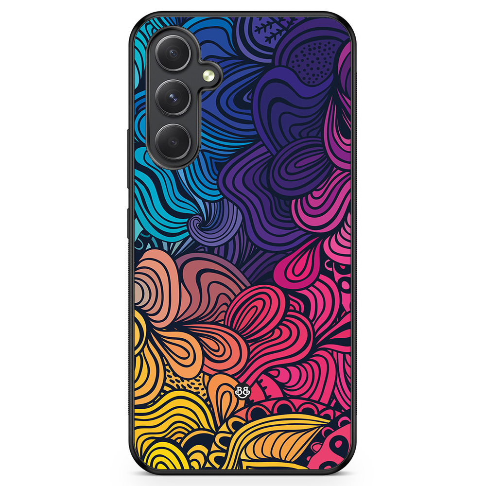 Samsung Galaxy A54 5G Case - Retro Flowers