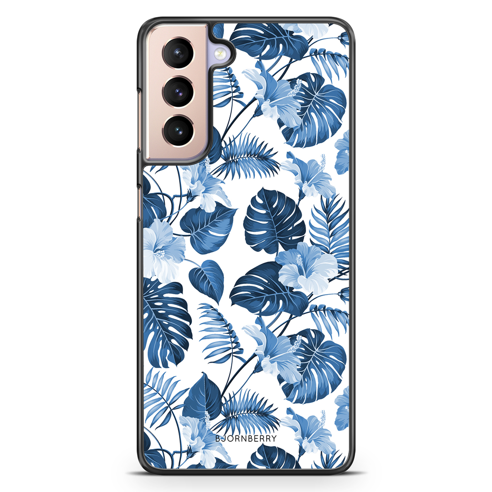 Samsung Galaxy S21 Case - Blue Flowers