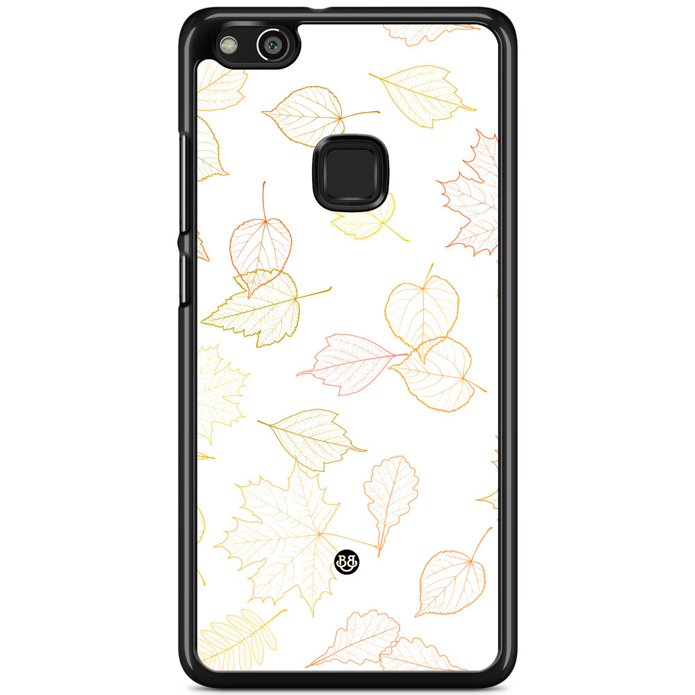 Huawei P10 Lite Case - White and Leaves