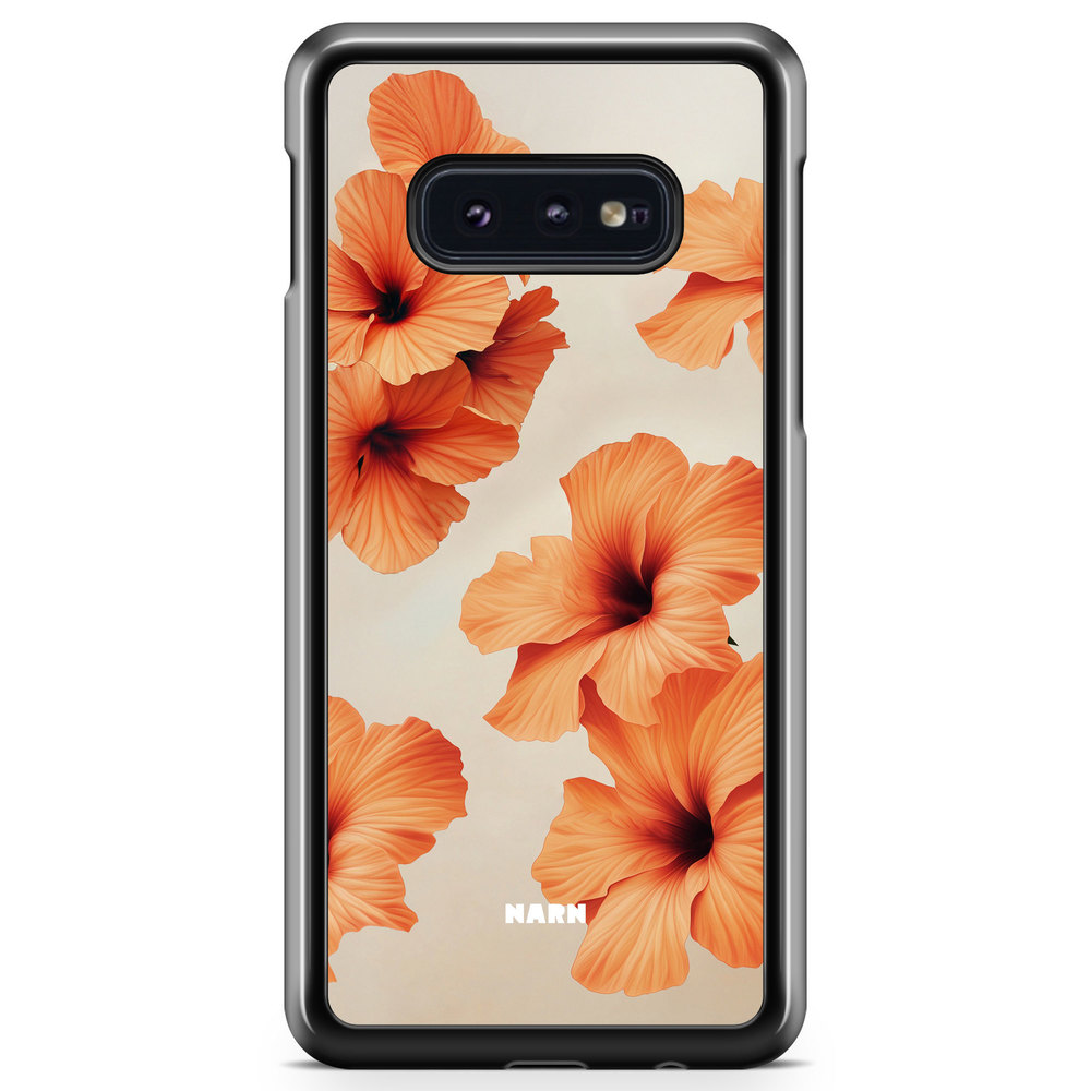 Samsung Galaxy S10e Case - Hibiscus Era - Papaya