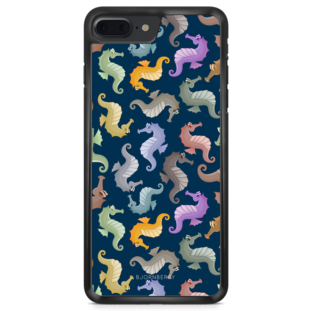 iPhone 8 Plus Case - Cartoon Sea-Horse