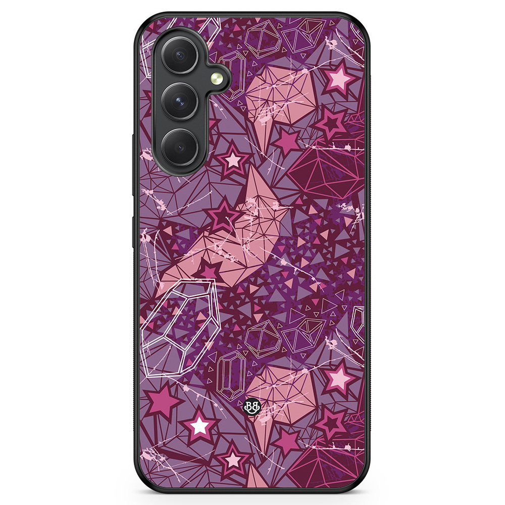 Samsung Galaxy A54 5G Case - Purple Stars