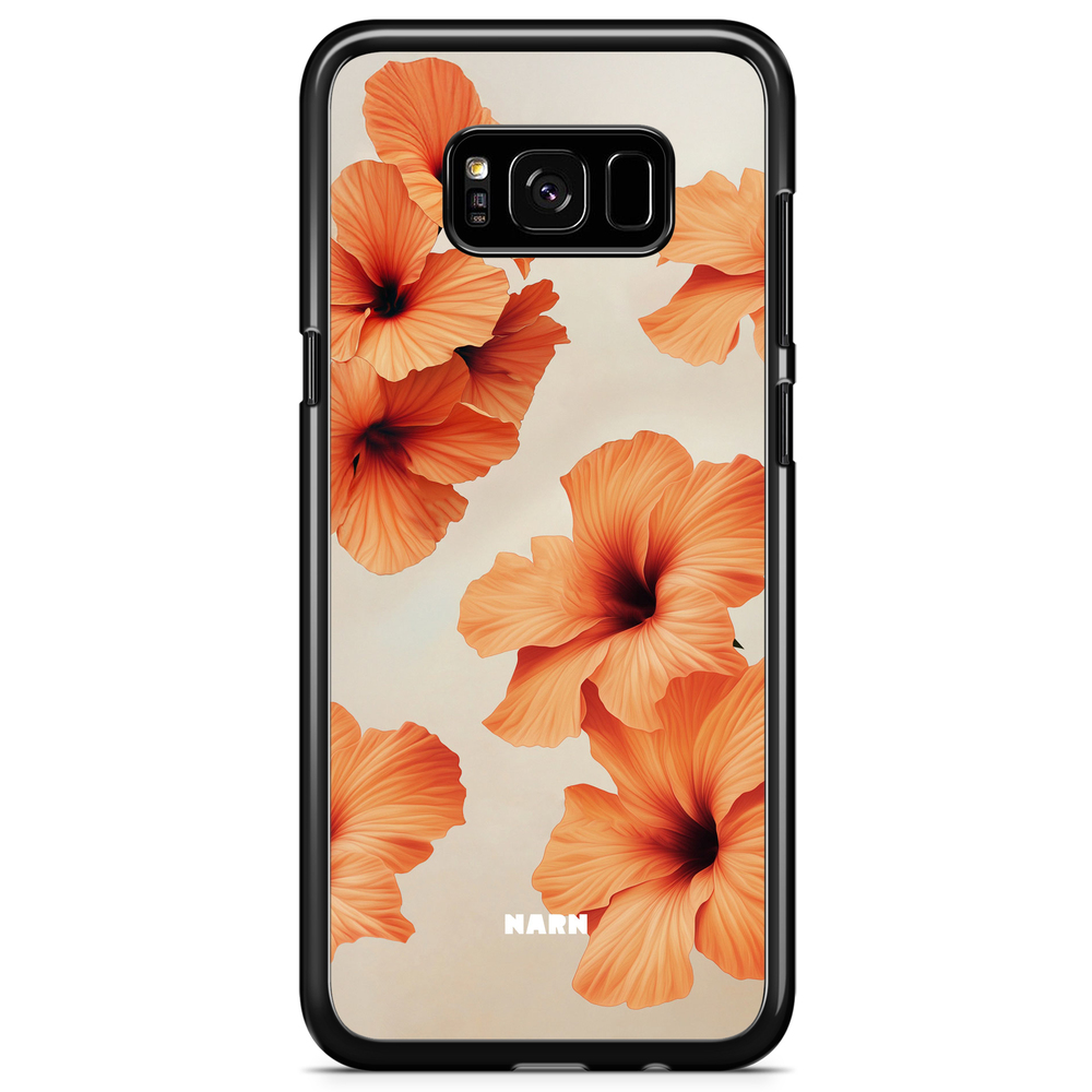 Samsung Galaxy S8 Case - Hibiscus Era - Papaya