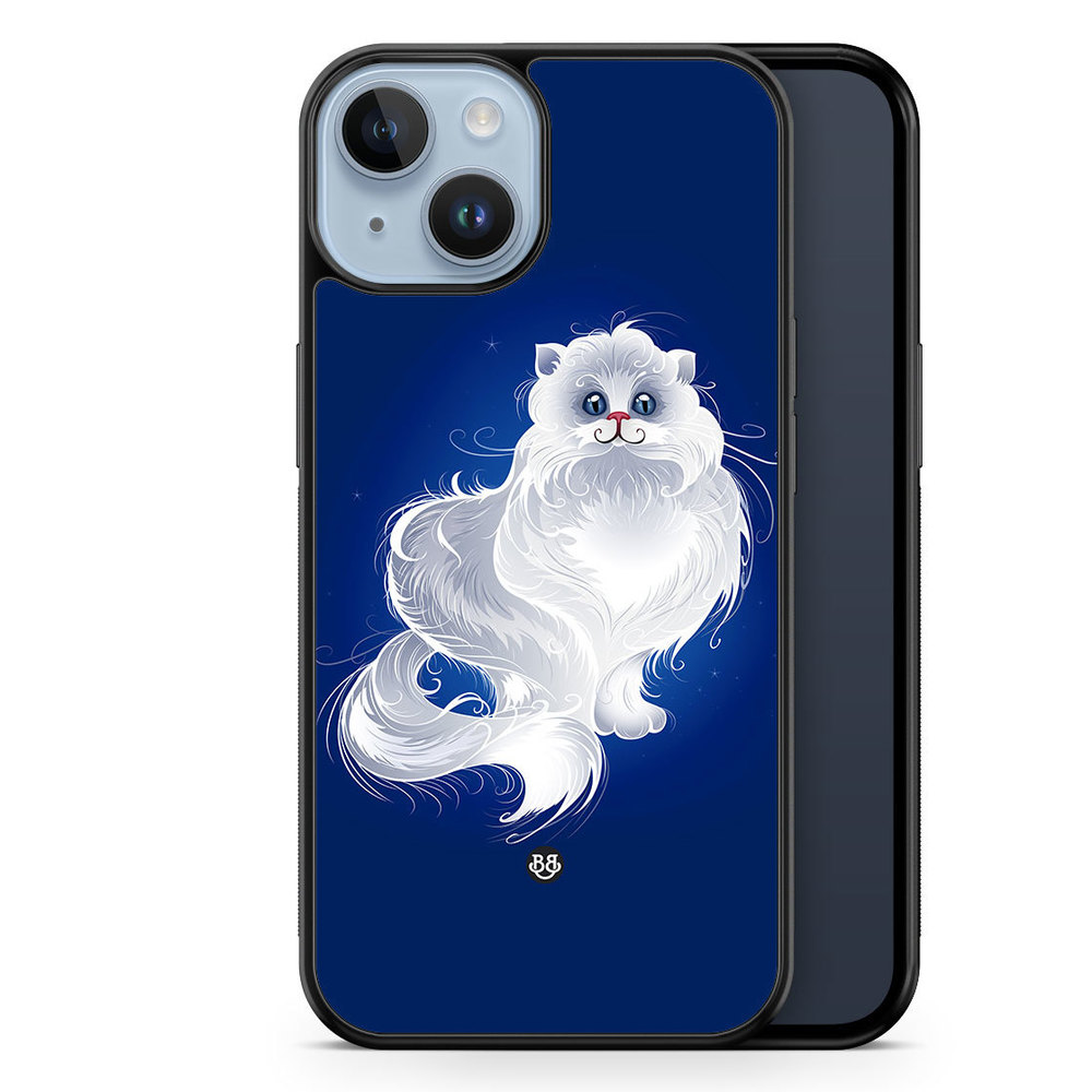iPhone 14 Plus Case - White Cat