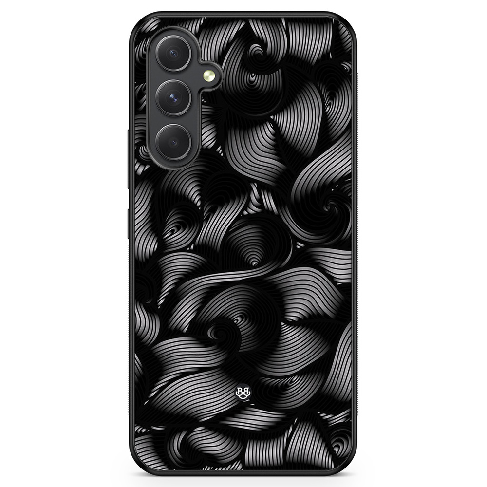 Samsung Galaxy A54 5G Case - Black Waves